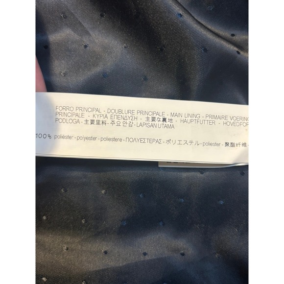 Zara Lightweight Packable Puffer Down Jacket Quilted Navy Blue Size S Duck - Picture 6 of 10